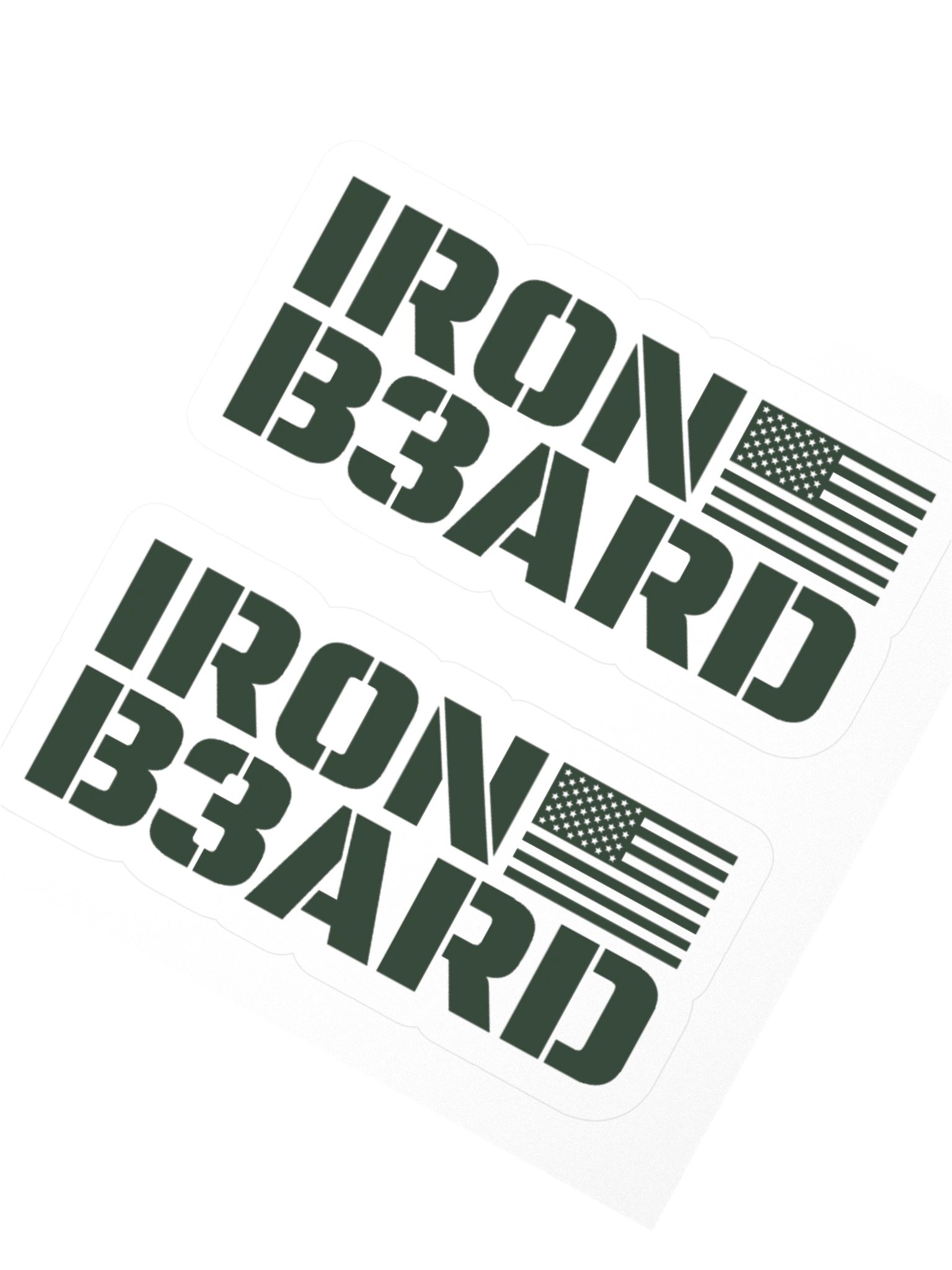 IR0N B3ARD Stickers Green product image (4)