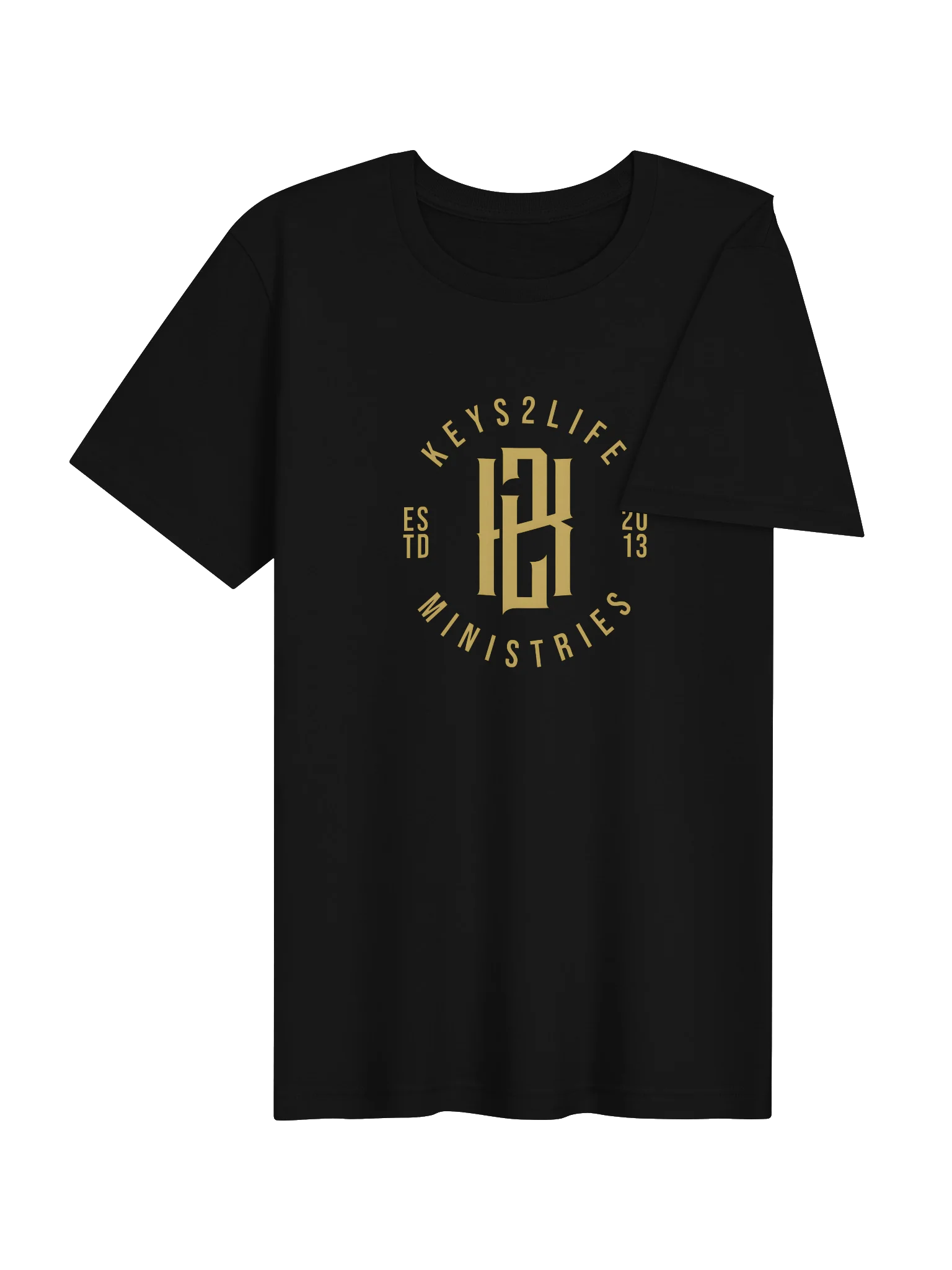 Keys2Life Ministries Gold Monogram Tee product image (29)