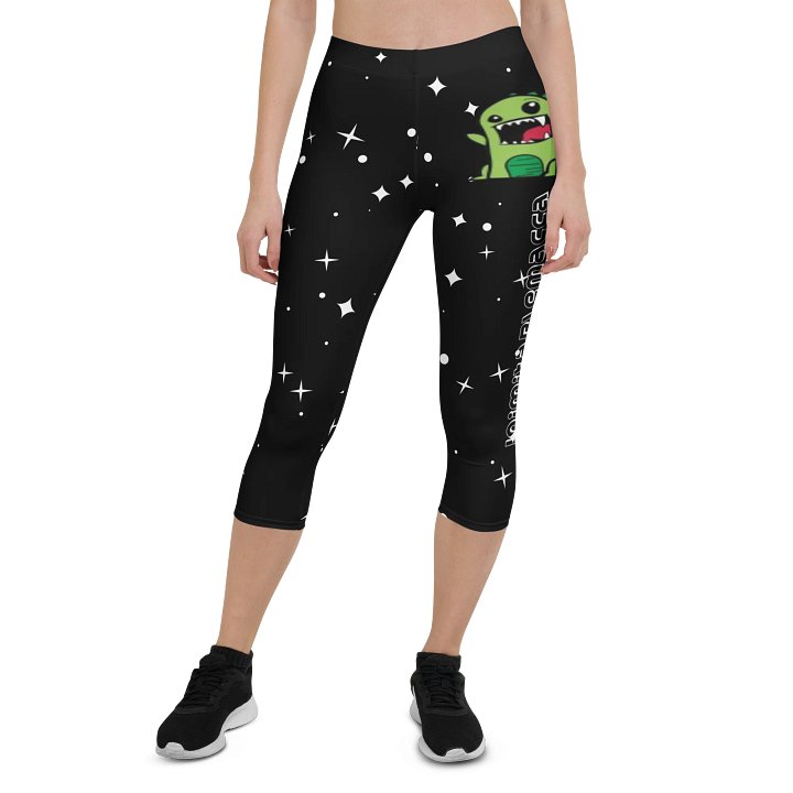Female Leggins with Rawr Emoji & Inimitable Macca product image (1)