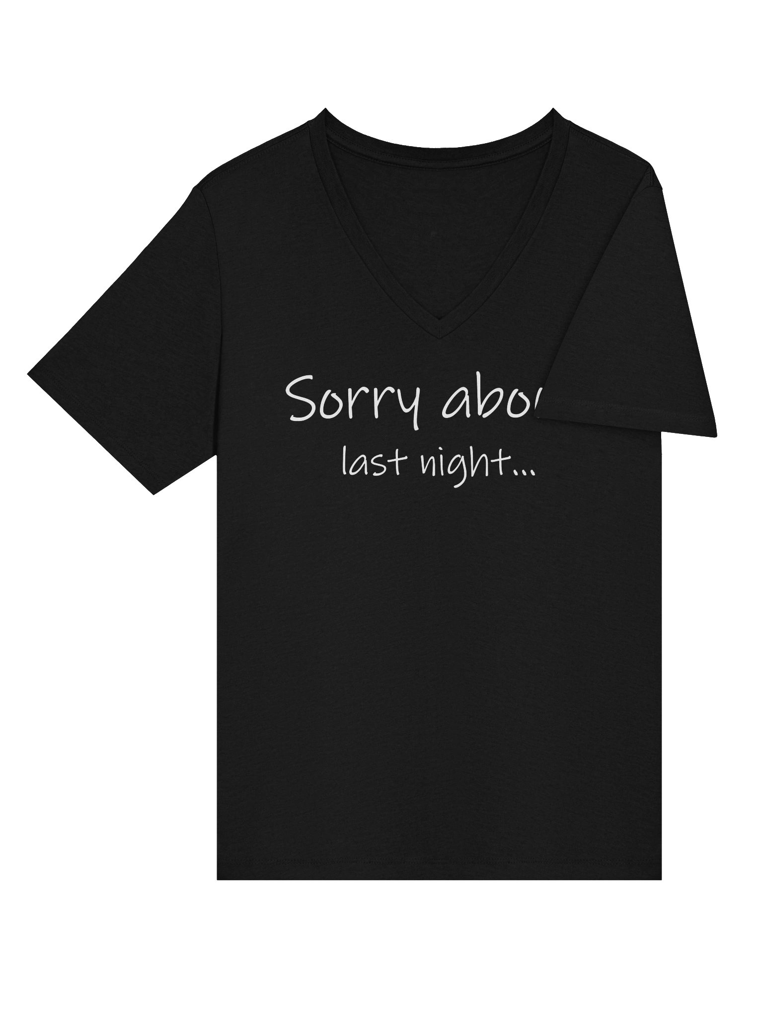 Sorry About Last Night V-Neck Tee product image (19)