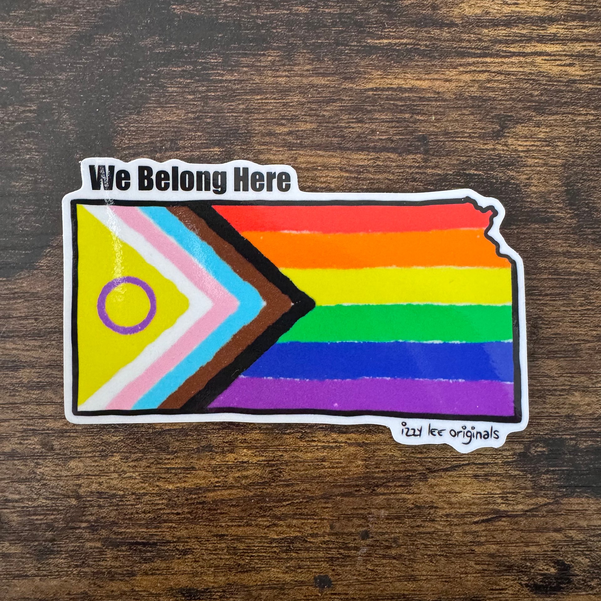 We Belong Here Sticker - Kansas product image (3)