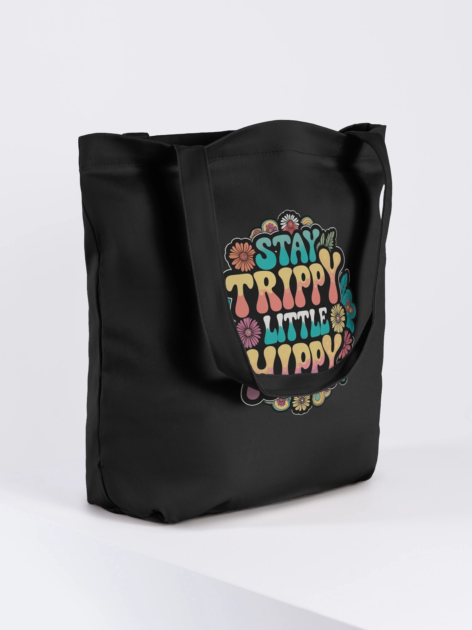 Trippy Hippy Garden Tote Bag product image (7)