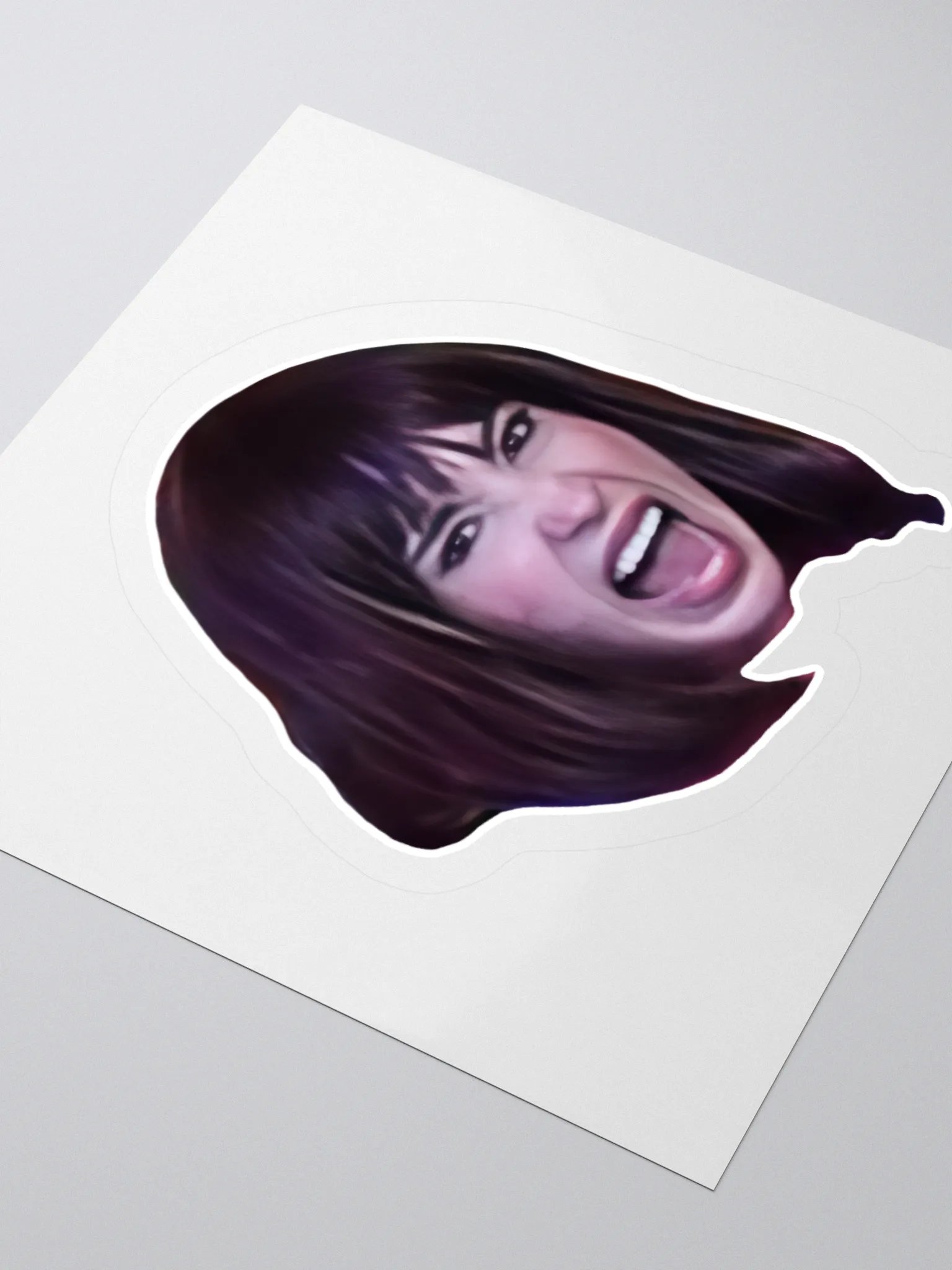 Sunfyre Screaming Face Sticker product image (5)