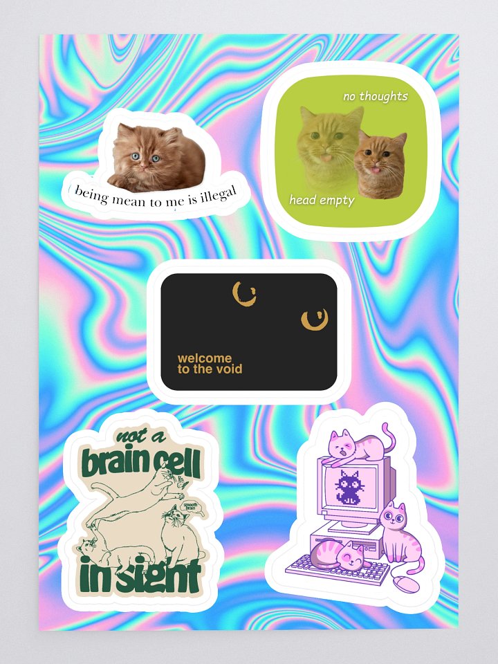 Weird lil guys sticker pack product image (1)