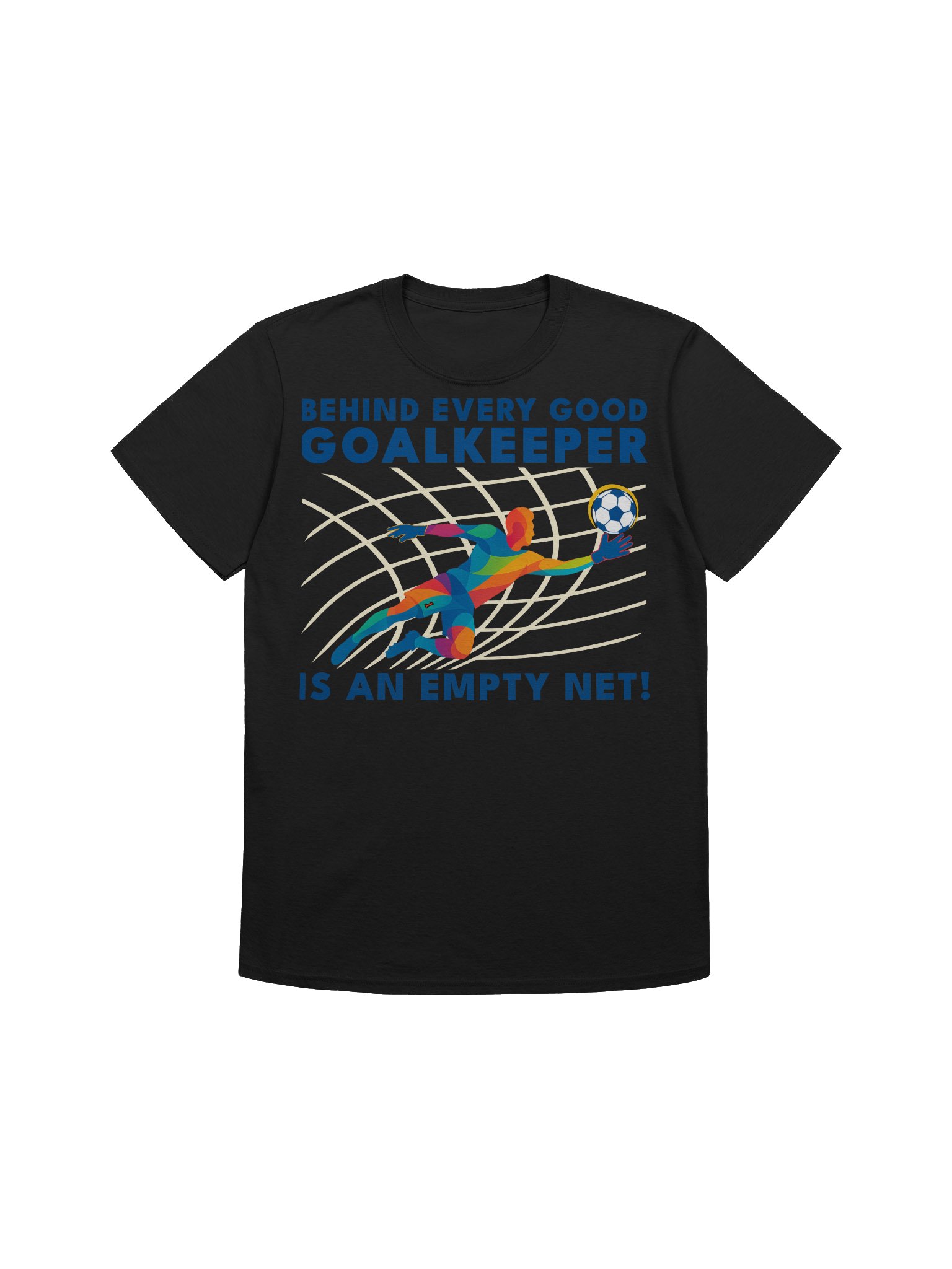 Empty Net — Diving Goalie Vector Tee product image (1)