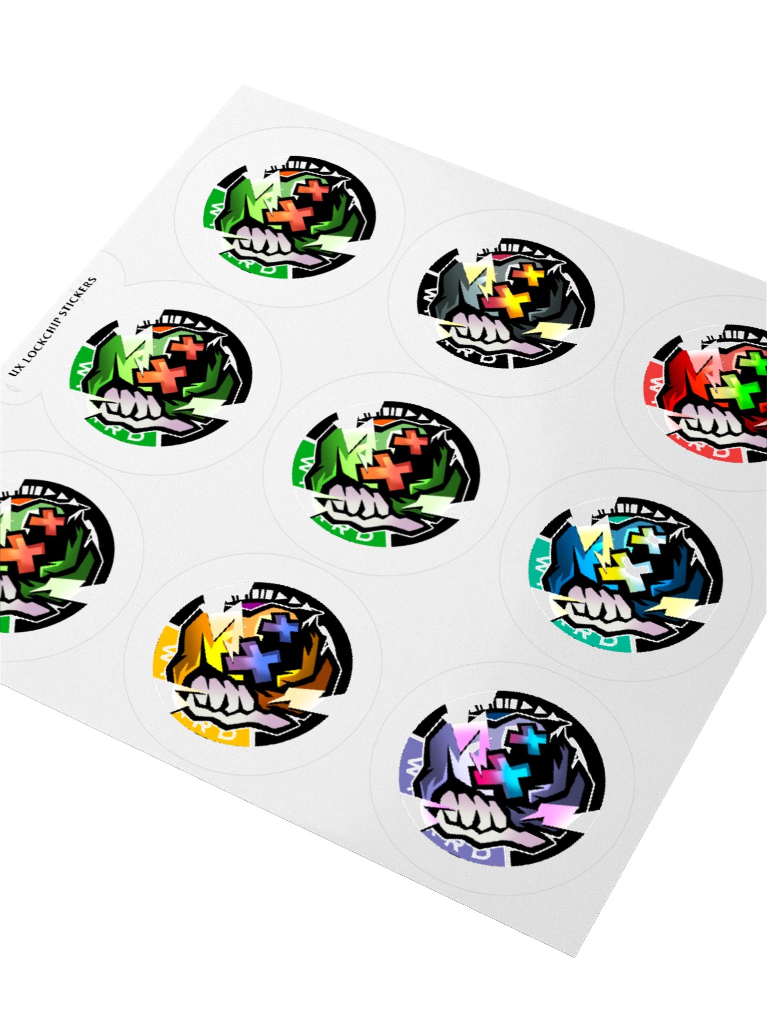 The UX Lock Chip Sticker Pack product image (3)