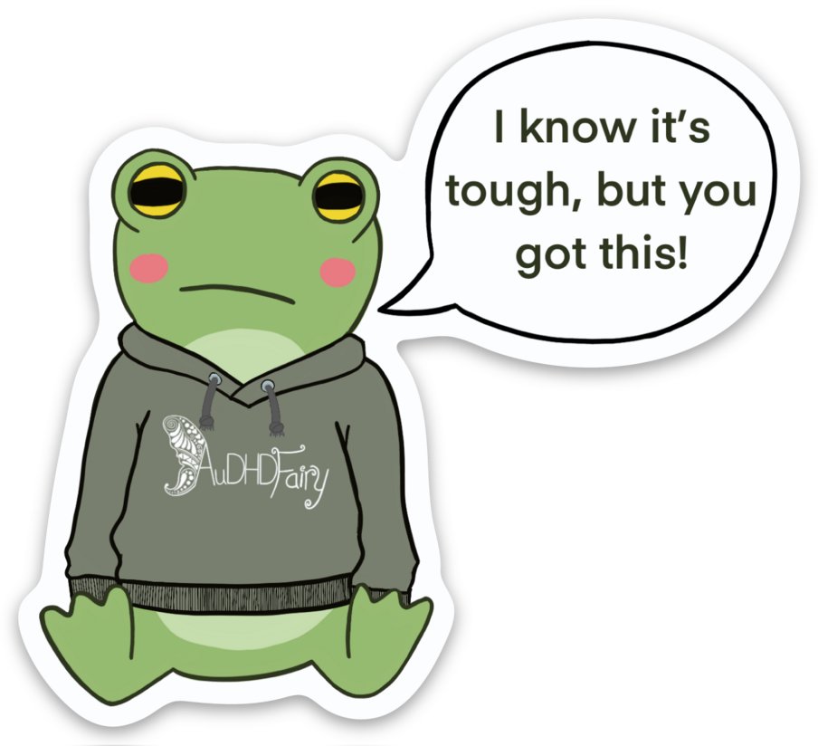 Hoodie Frog Sticker product image (1)