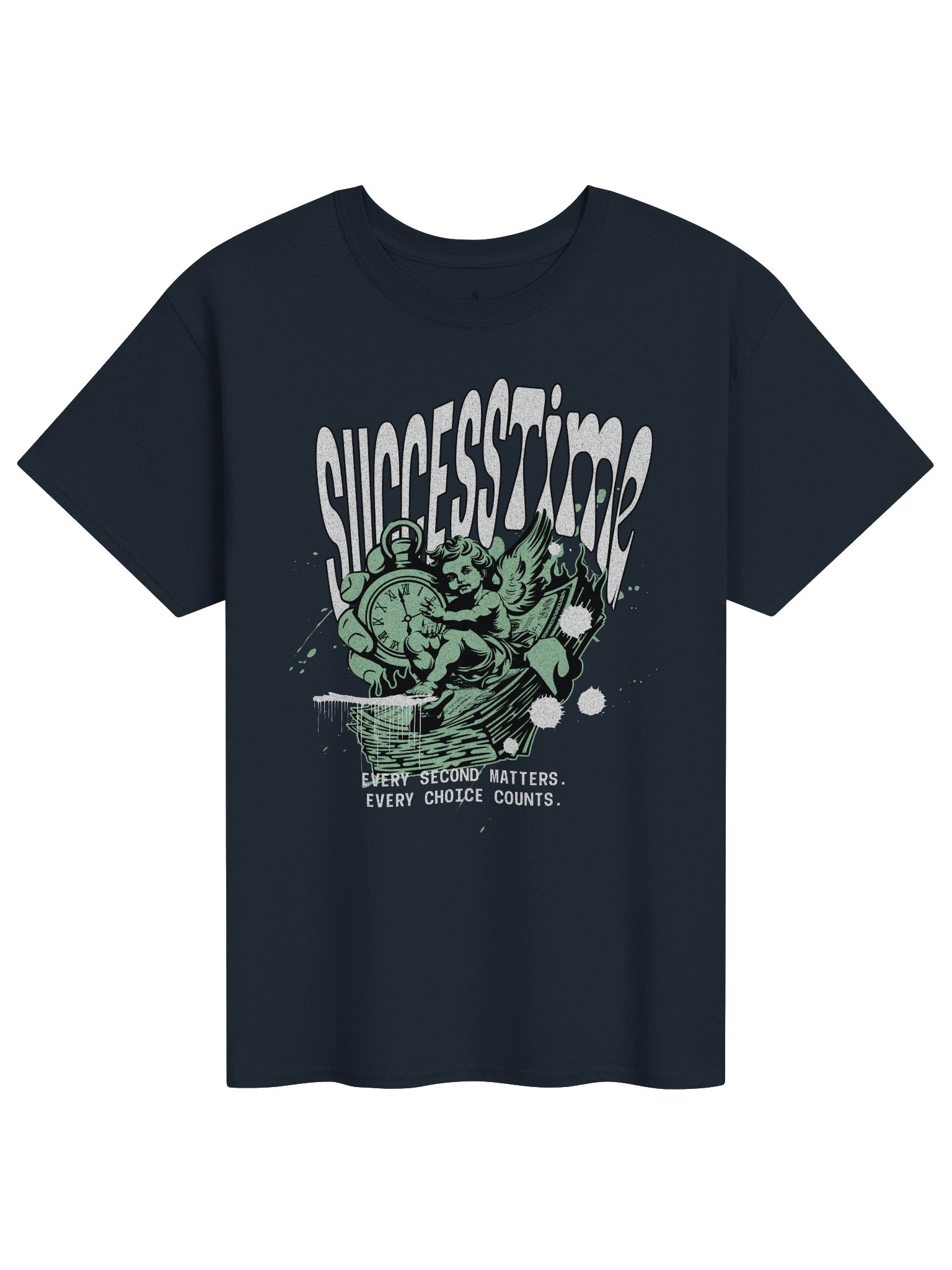 Gildan Heavyweight Women’s T-Shirt – Success Time Motivational Graphic Tee product image (1)