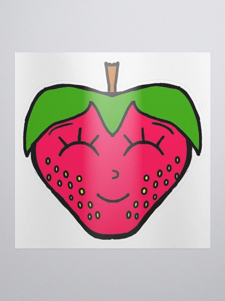 strawberry sticker product image (1)