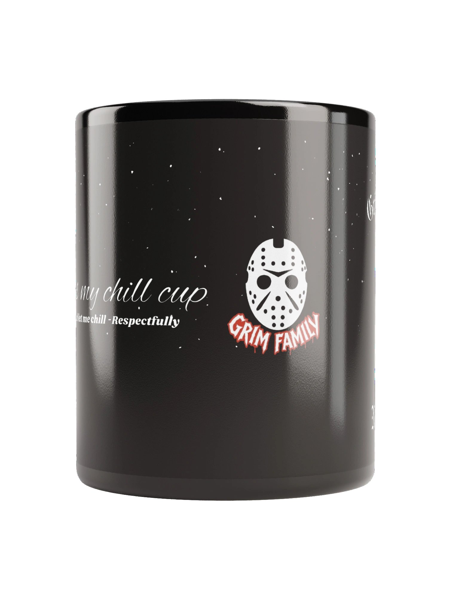 GrimFam Night Shift Mug — Wolf Edition "This is my chill cup. F off and let me chill — respectfully." 11 oz Or 15 Oz sizes product image (3)