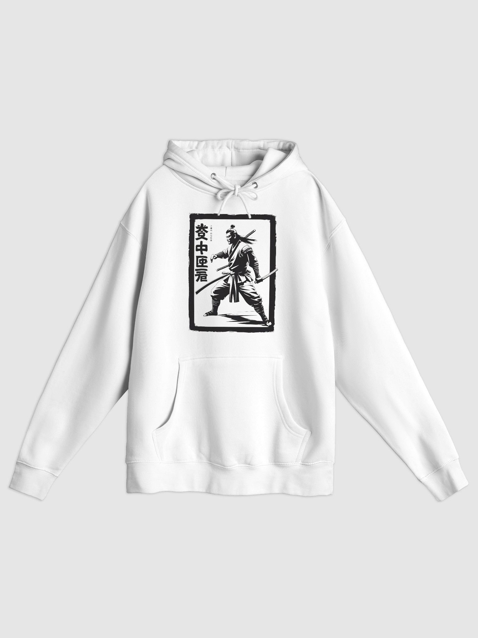 Samurai Silhouette Action Hoodie product image (1)