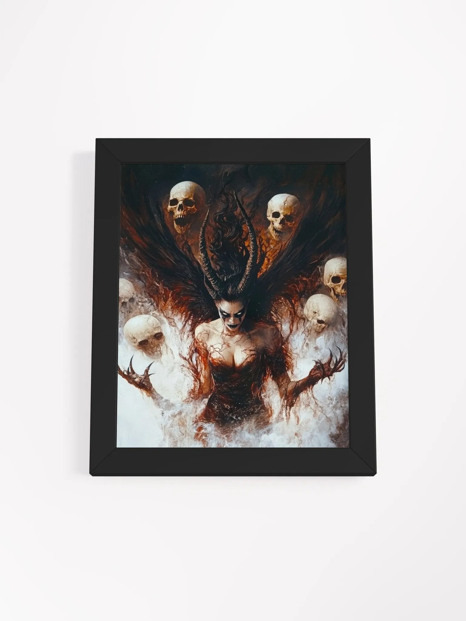 Juggling she devil - Framed High Quality Matte Poster product image (2)