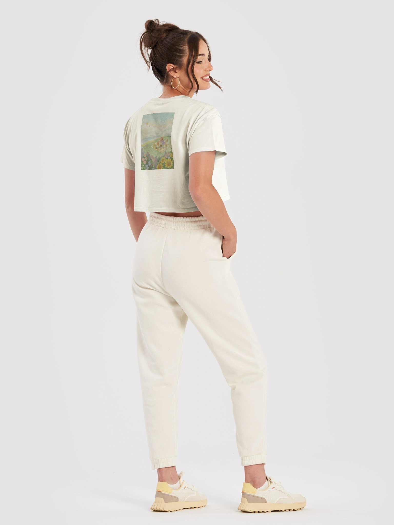 Selfcare Club | Cropped Short Sleeve | Front and Back Print product image (4)