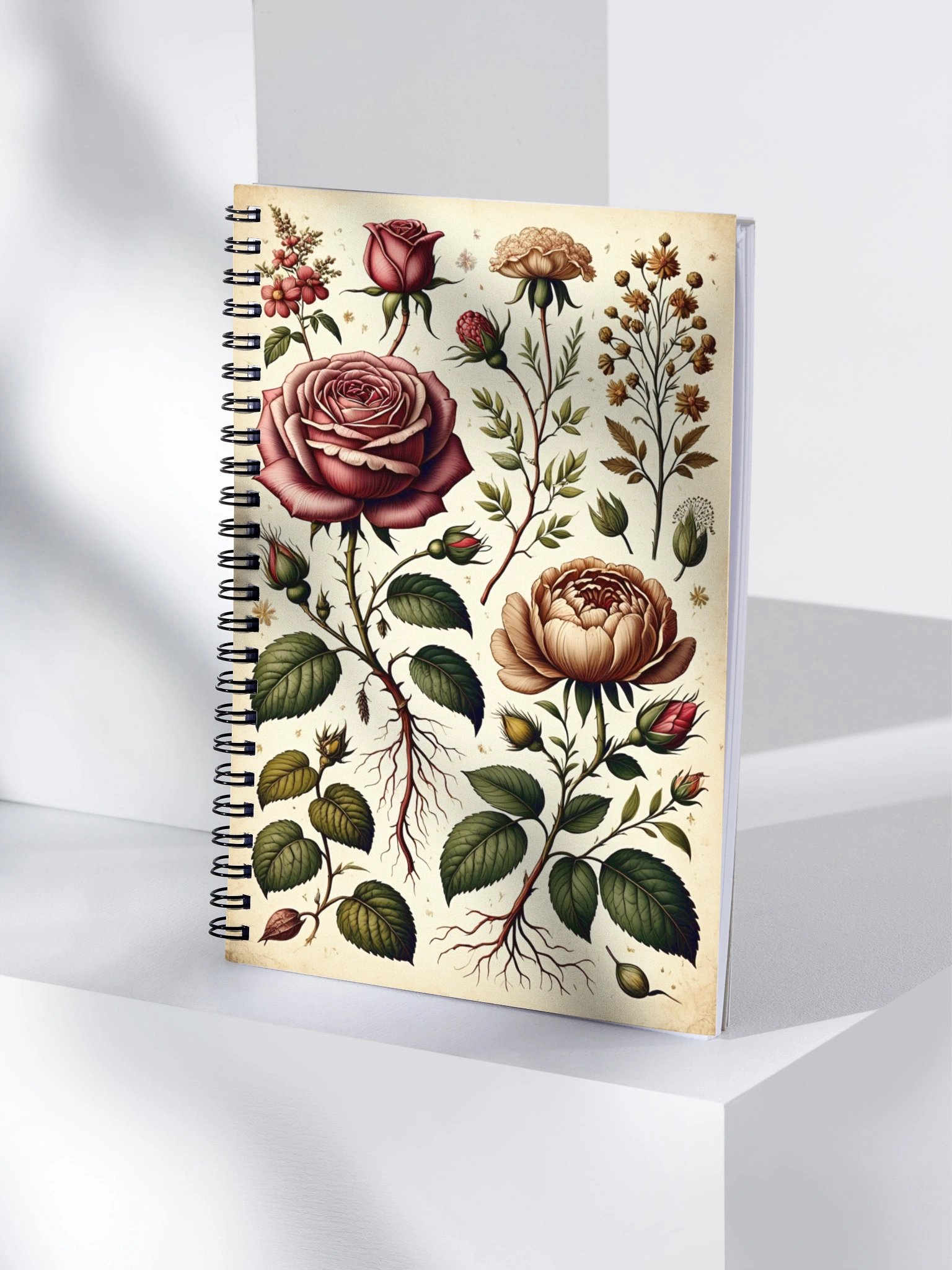 Vintage Botanical Spiral Notebook product image (4)