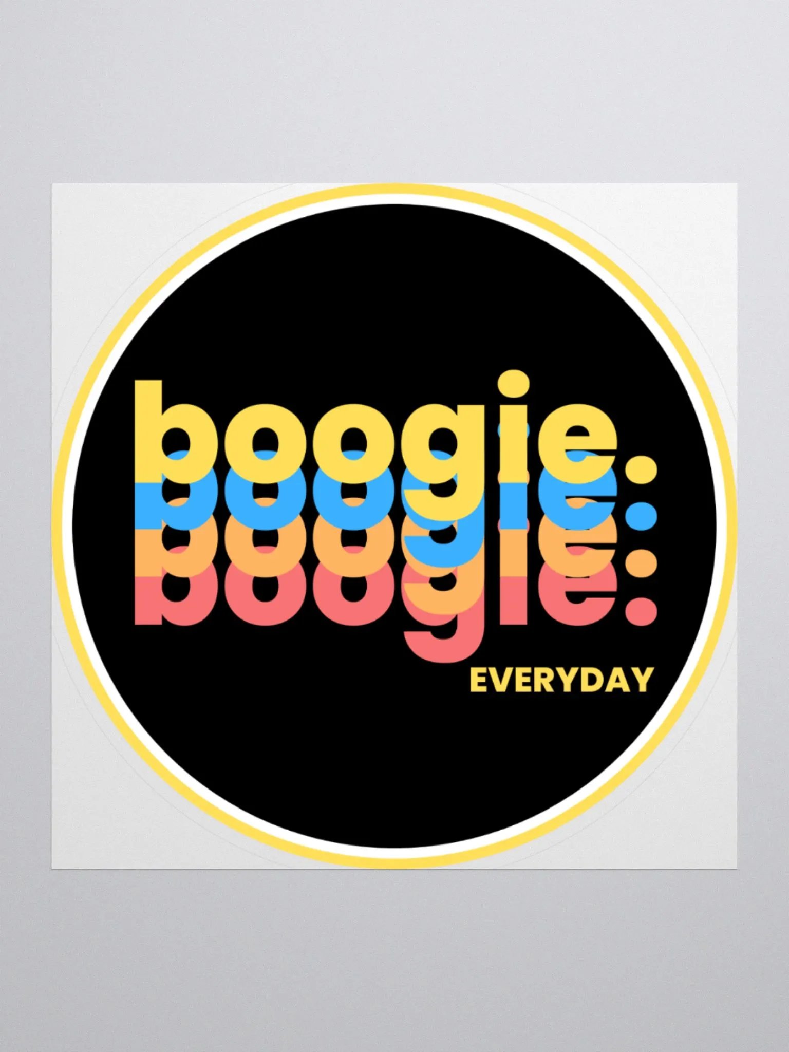 Boogie Blur Sticker product image (1)