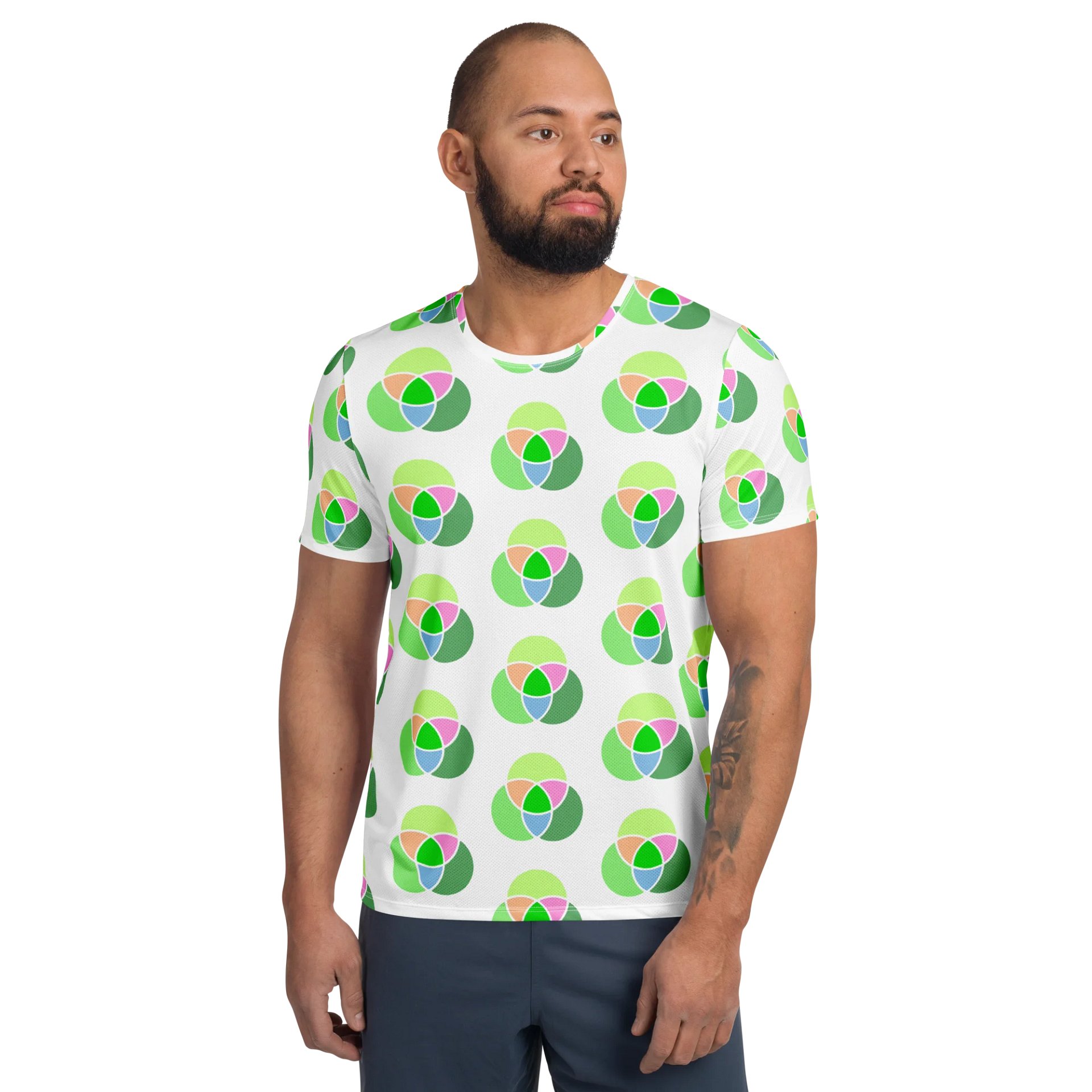 One2Gration O Logo All-Over Tee — Echo in Motion product image (1)