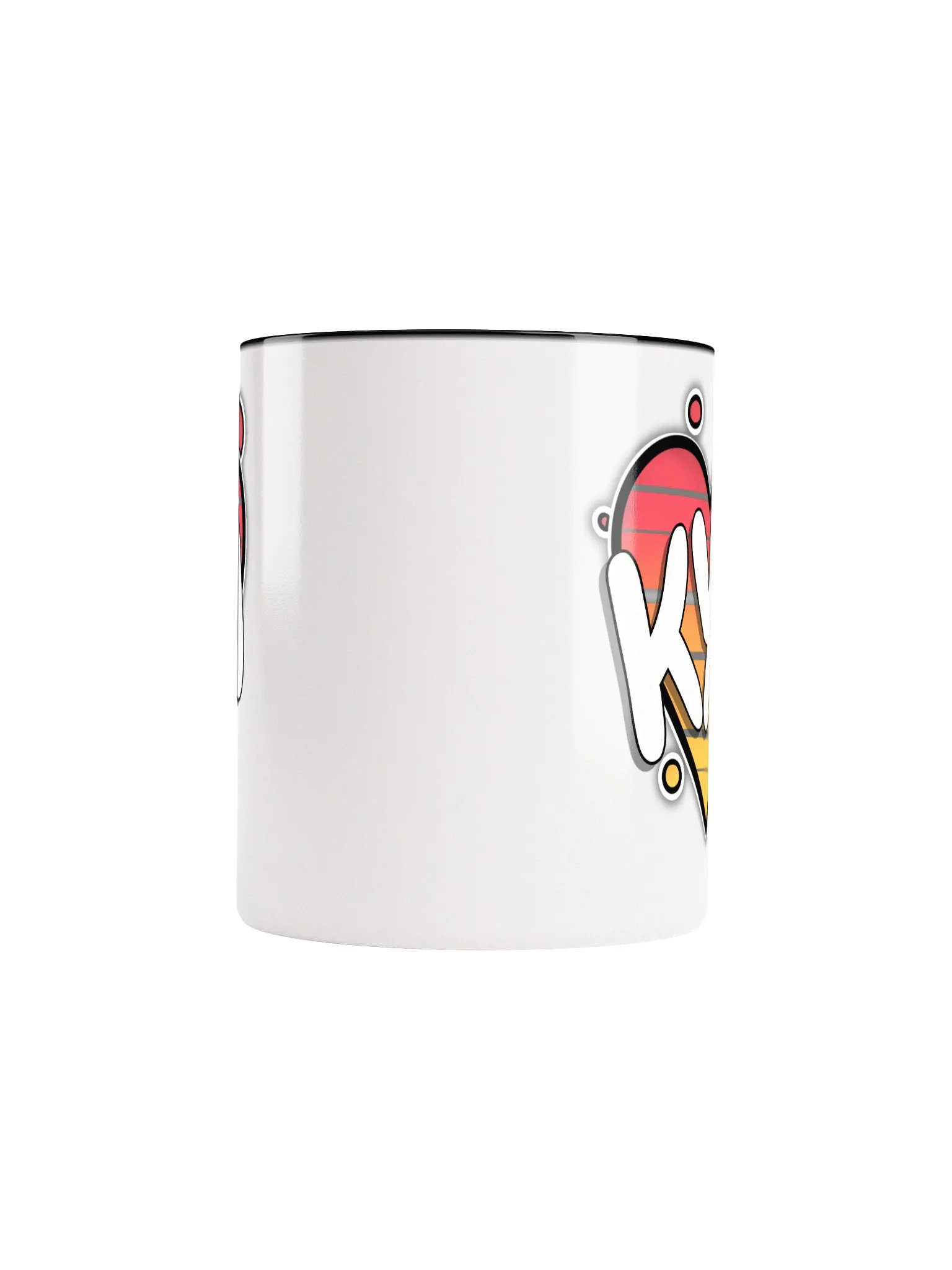 KYA Heart Stripes Ceramic Mug product image (29)
