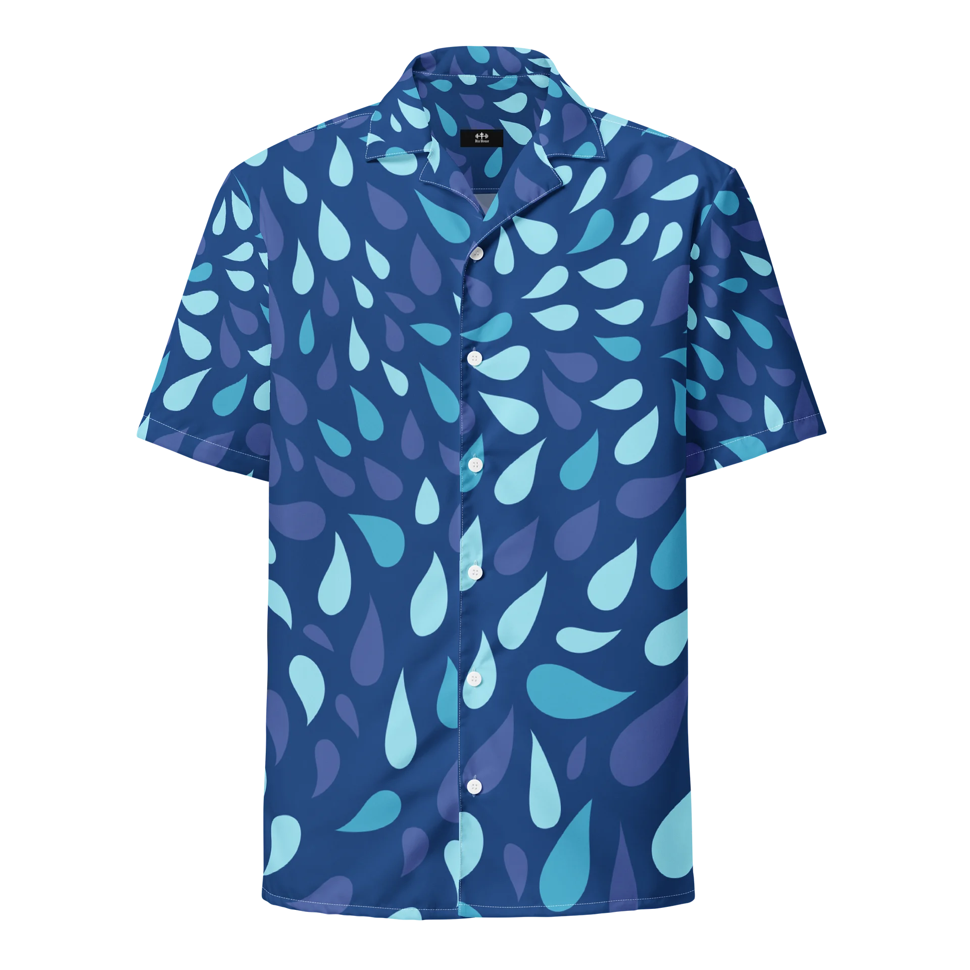 His House Aloha Shirt - Blue Wave product image (4)