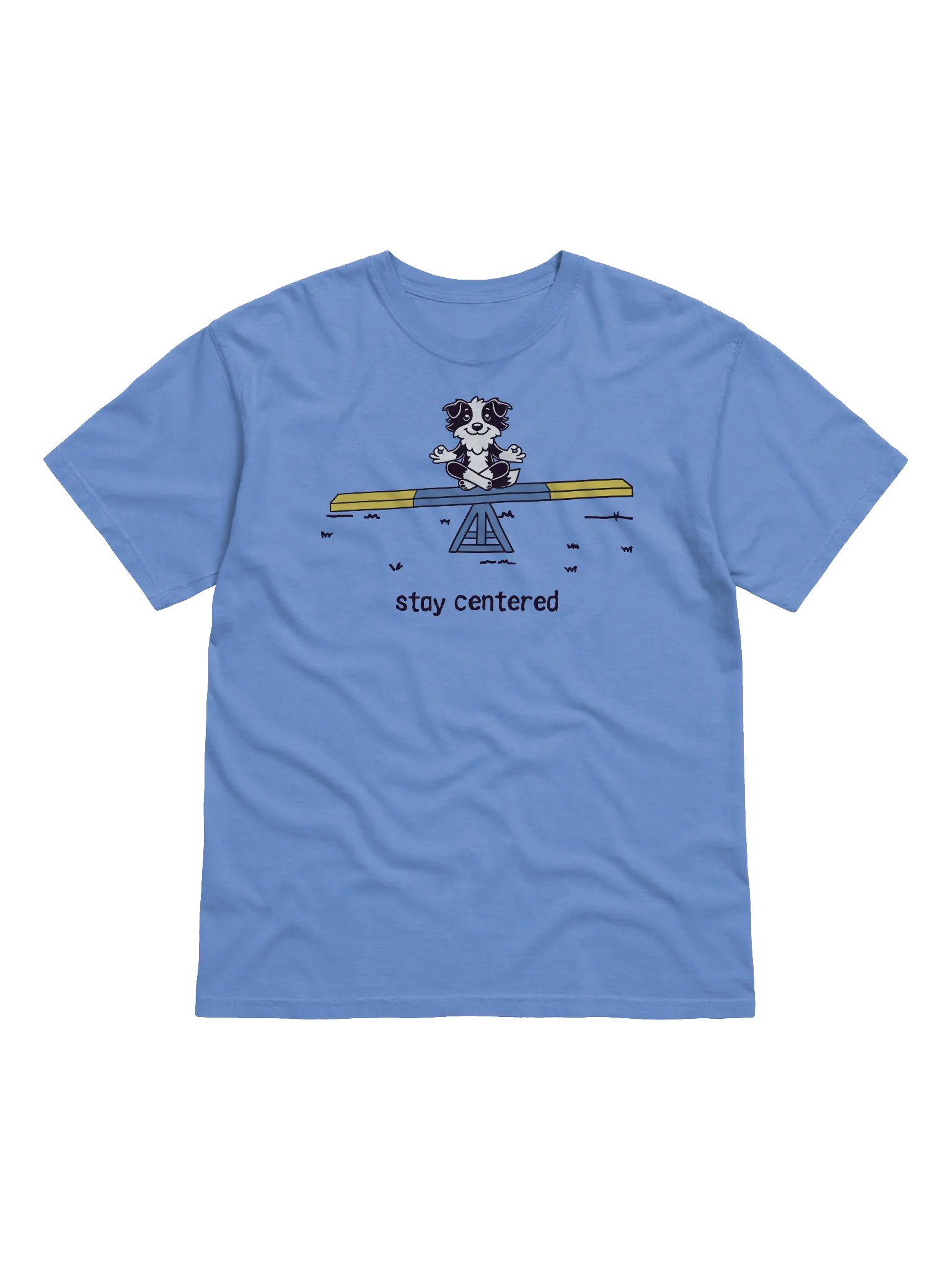 Stay Centered Border Collie Tee product image (1)