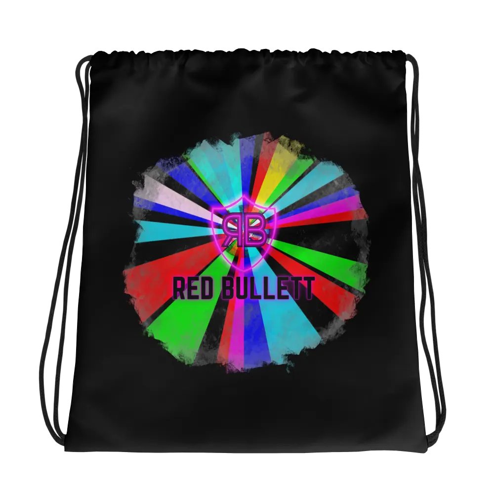 Red Bullett Tricolor Drawstring Bag product image (1)
