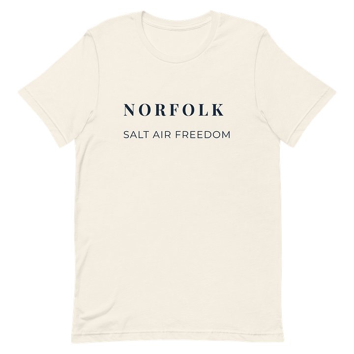 Norfolk Salt Air Freedom T-Shirt | Coastal Norfolk Lifestyle Clothing product image (2)