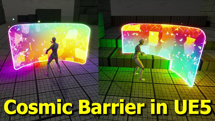 Cosmic Barrier in Unreal Engine 5 Niagara product image (1)