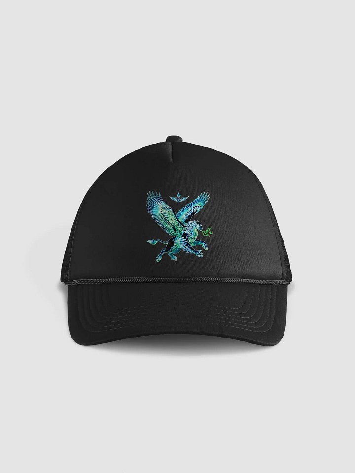 Gripen Flying Blue//Griffin/Valucap Foam Trucker Hat by Valucap product image (1)