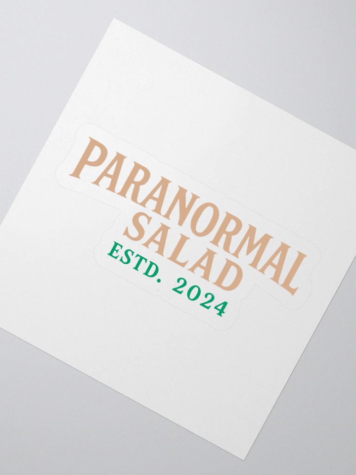 Paranormal Salad Legacy Collection – Official Logo Sticker product image (5)