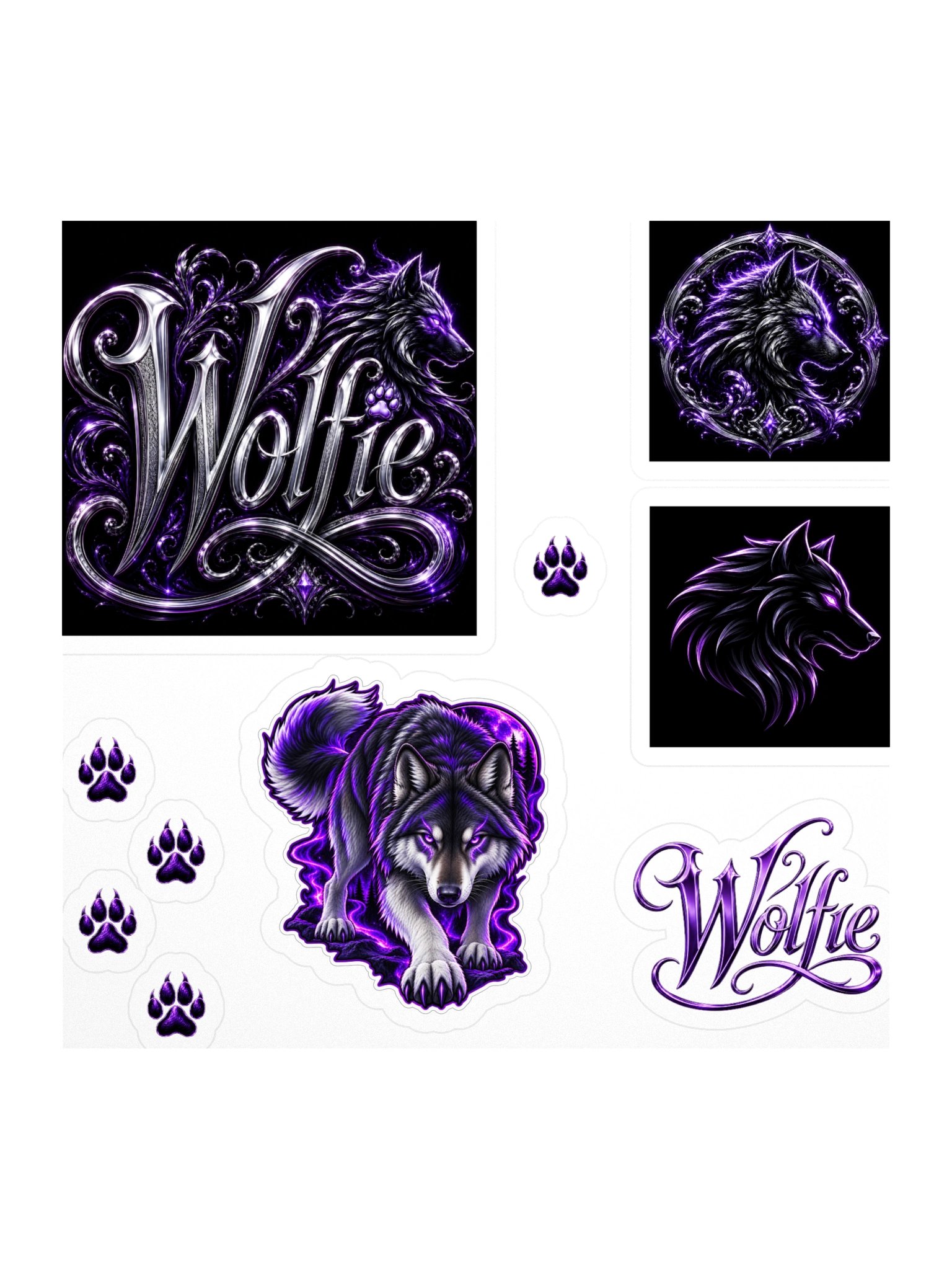 Wolfie Stickers product image (1)