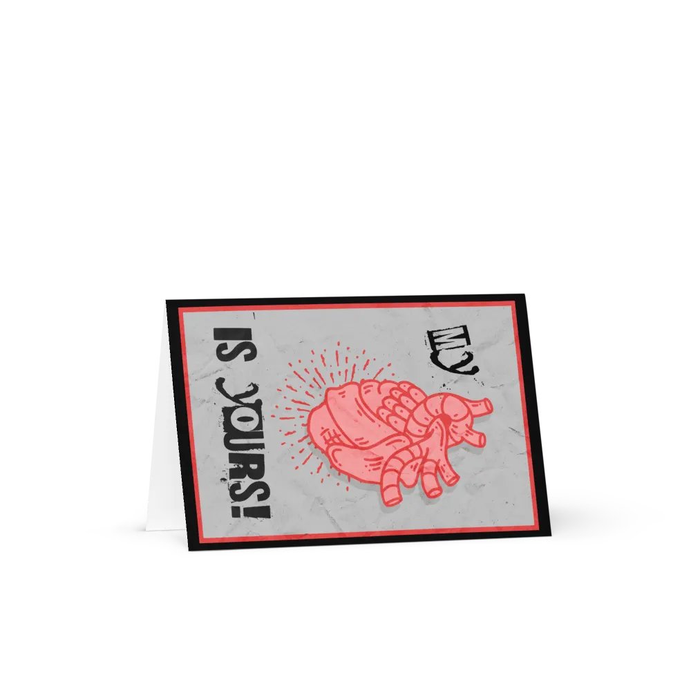 Punk VDay Card - My Heart Greeting Card product image (1)