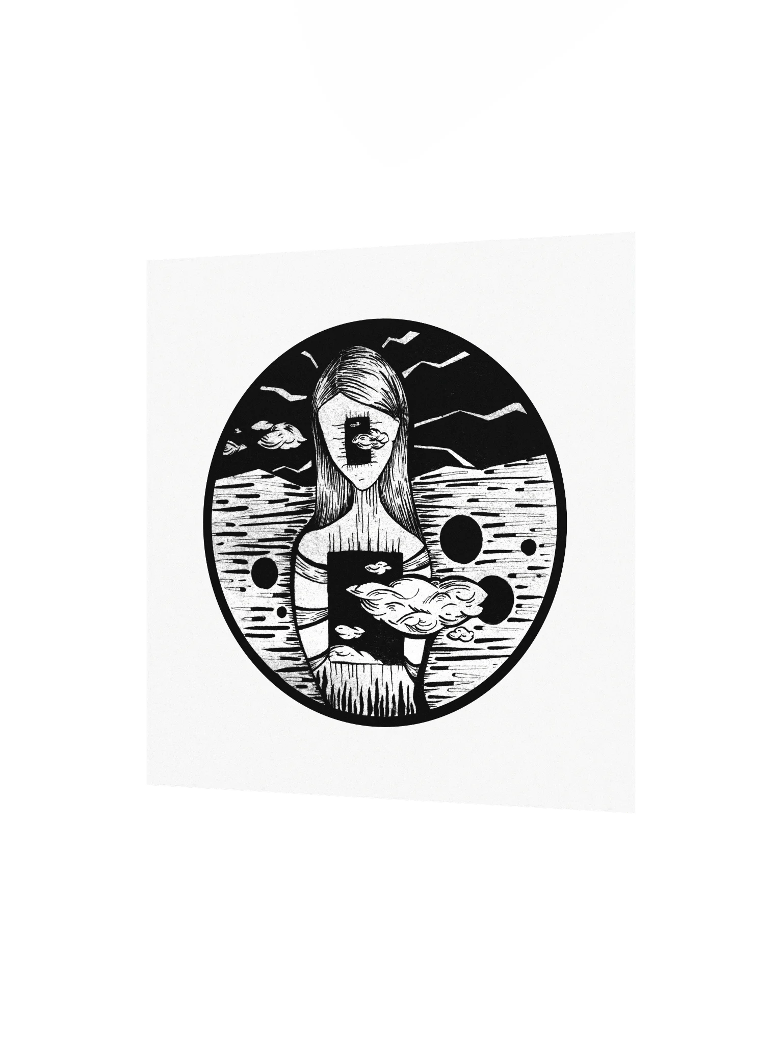 Emptiness - Surrealism with Ink Print product image (8)