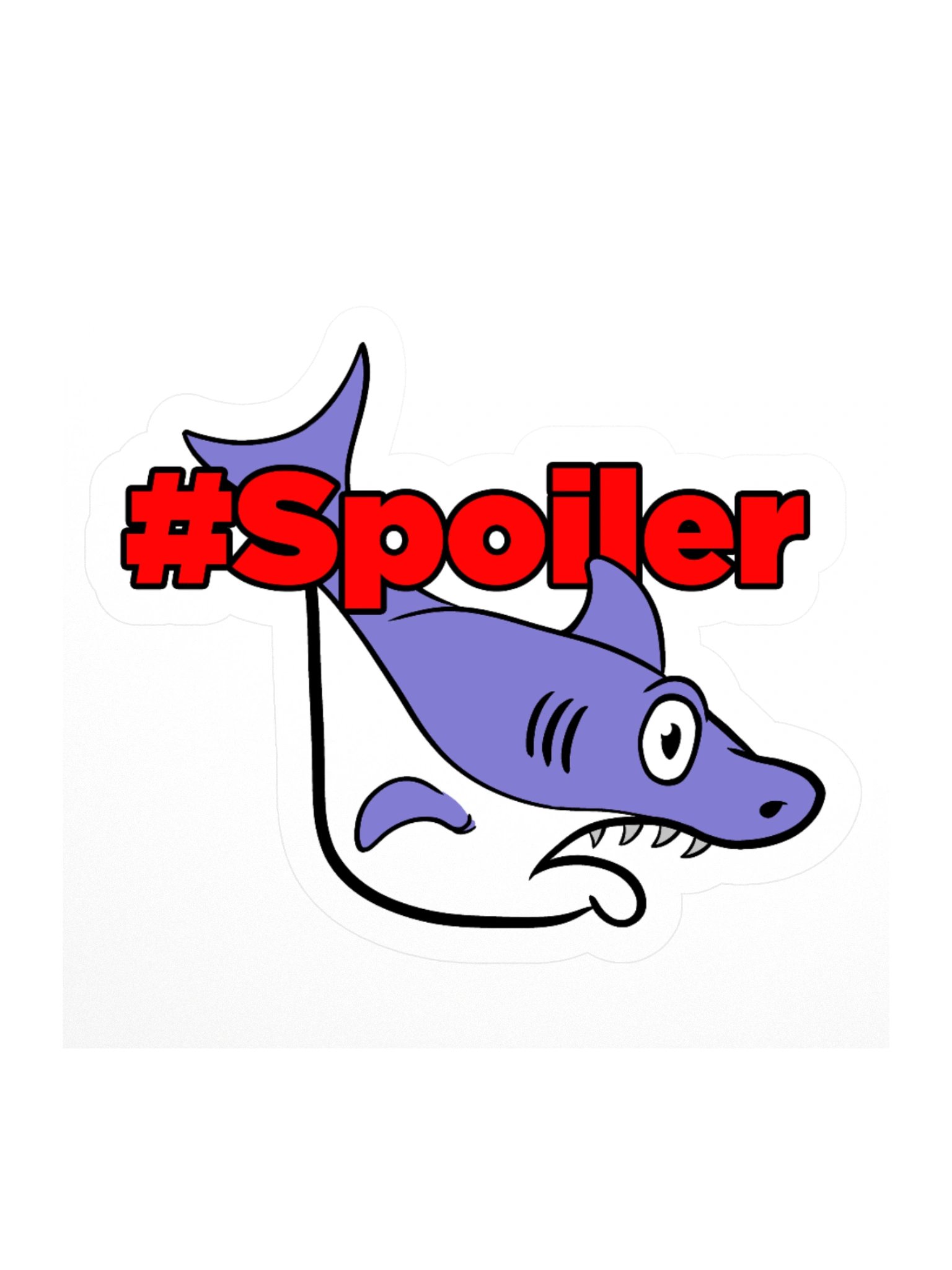 Spoiler Shark Sticker product image (1)