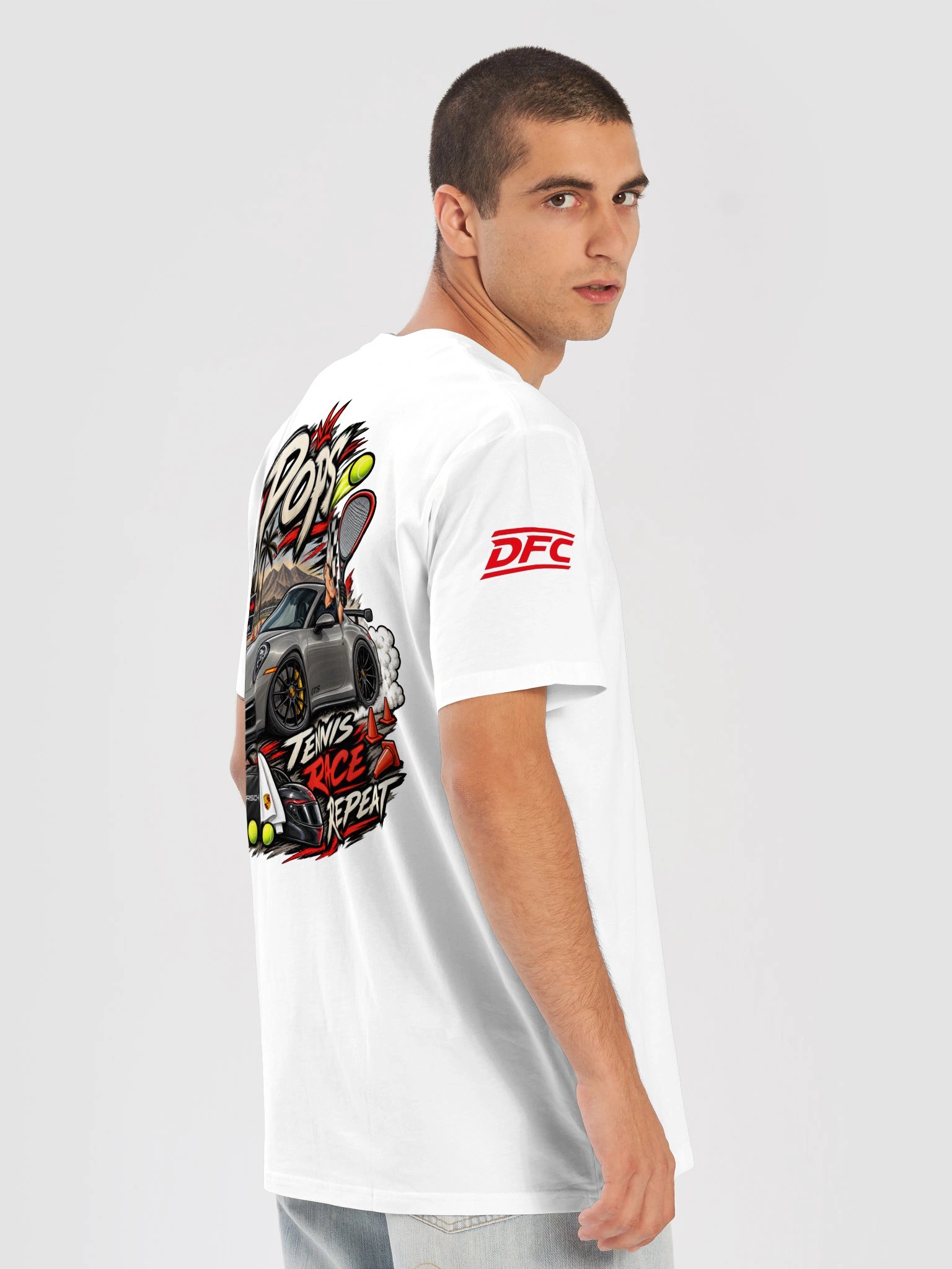 Pops — Tennis. Race. Repeat. Tee product image (8)
