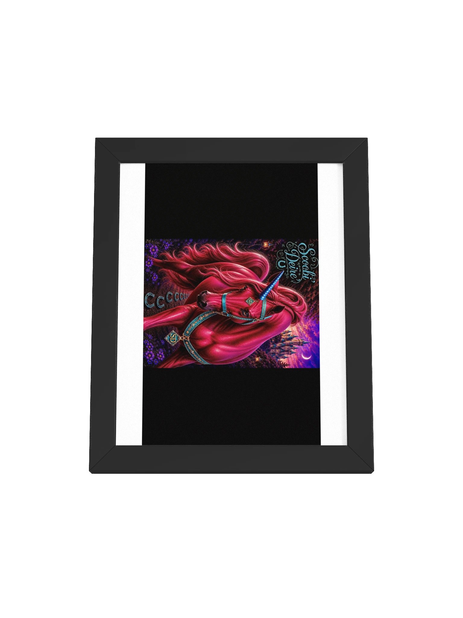 Scoobi' Deire' — Enchanted Castle Framed Poster product image (1)