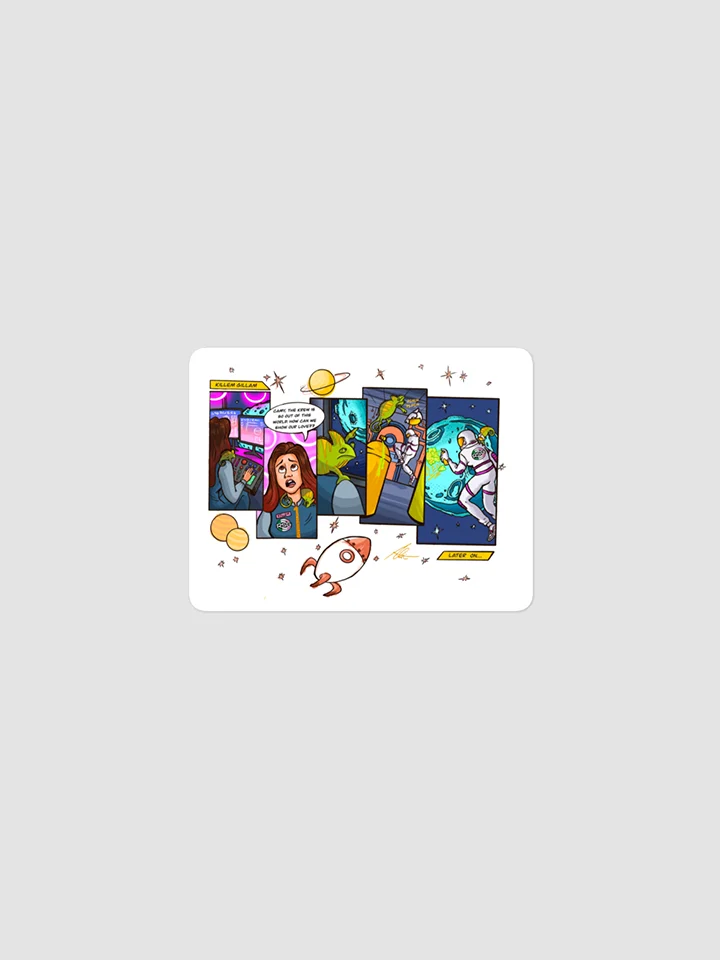 Cosmic Krew Komic Strip Sticker product image (1)