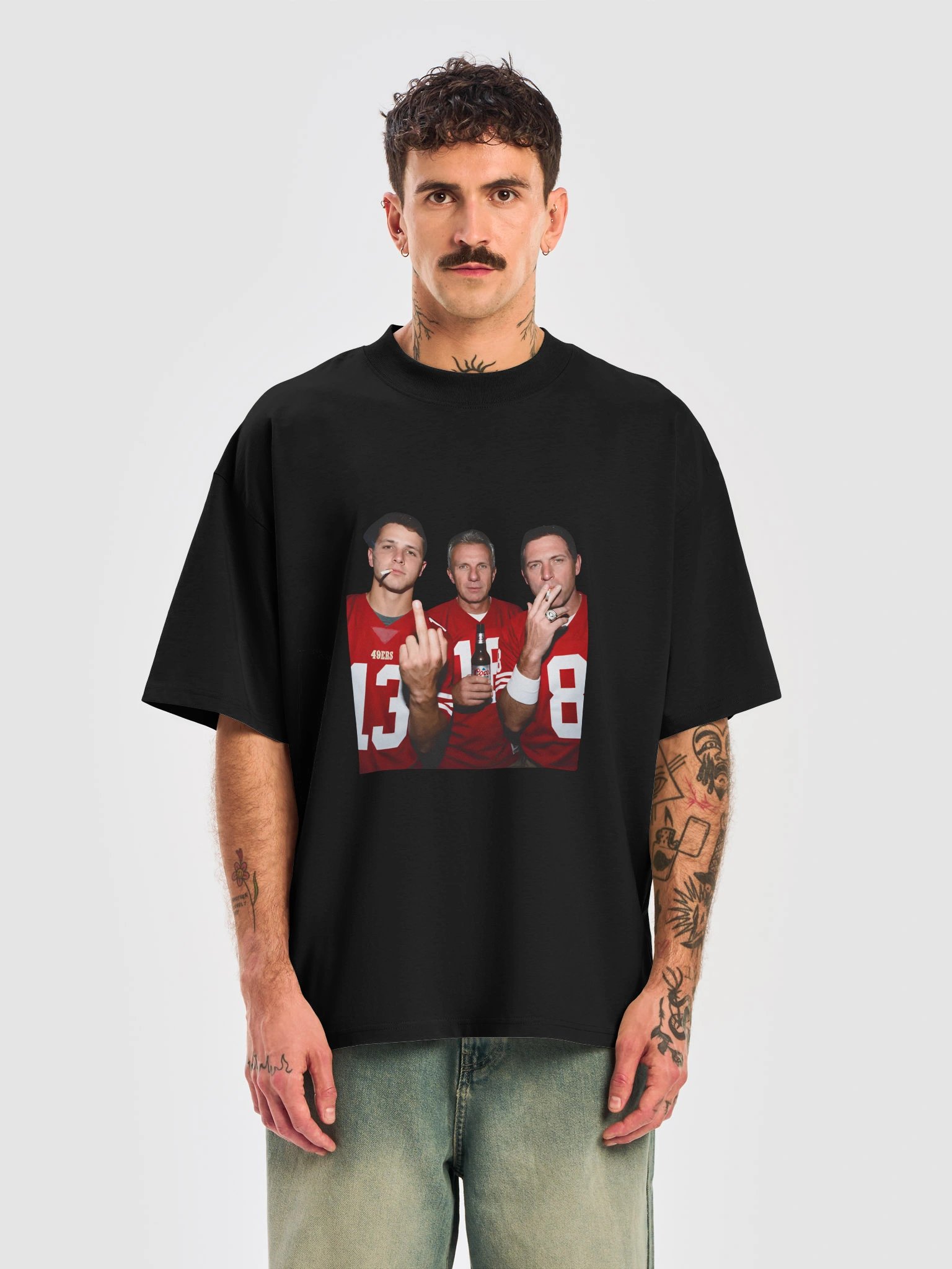 Purdy Joe Montana Steve Young Smoking Shirt product image (1)