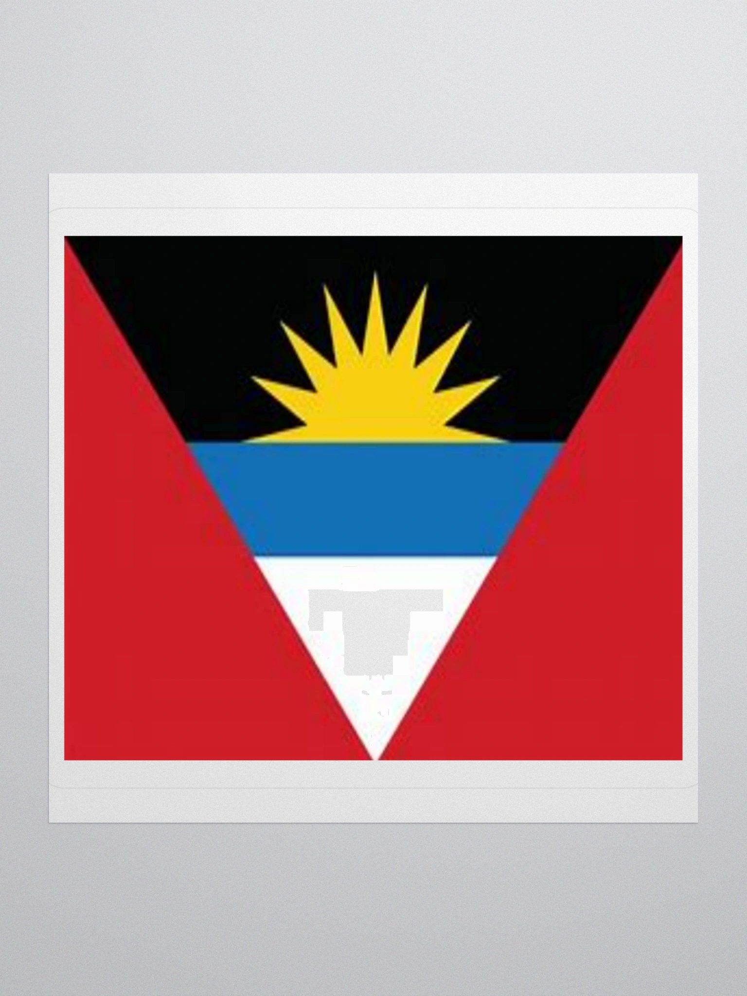 Exclusive Antigua and Barbuda Flag Kiss-Cut Stickers - High-Quality Vinyl, Multiple Sizes product image (1)