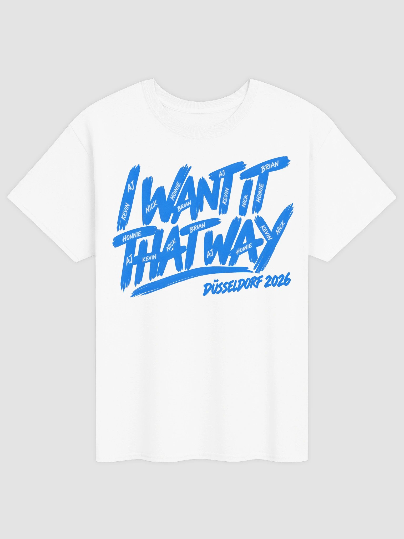Backstreet Boys Düsseldorf 2026 Concert T-Shirt | I Want It That Way Fan Tee product image (1)
