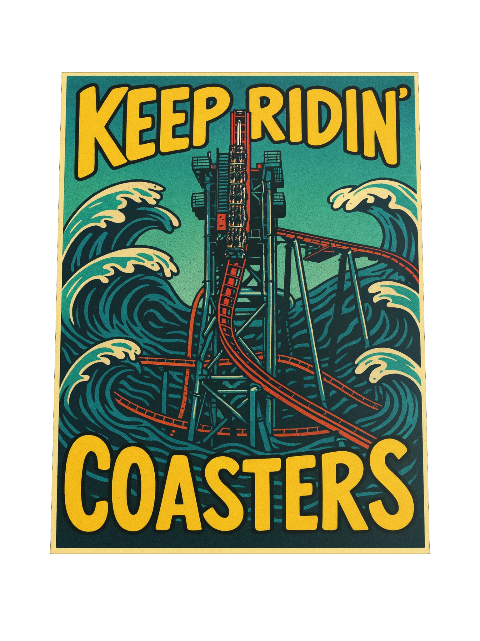 Vertical Tilt Coaster - Siren's Poster | 18x24" product image (4)