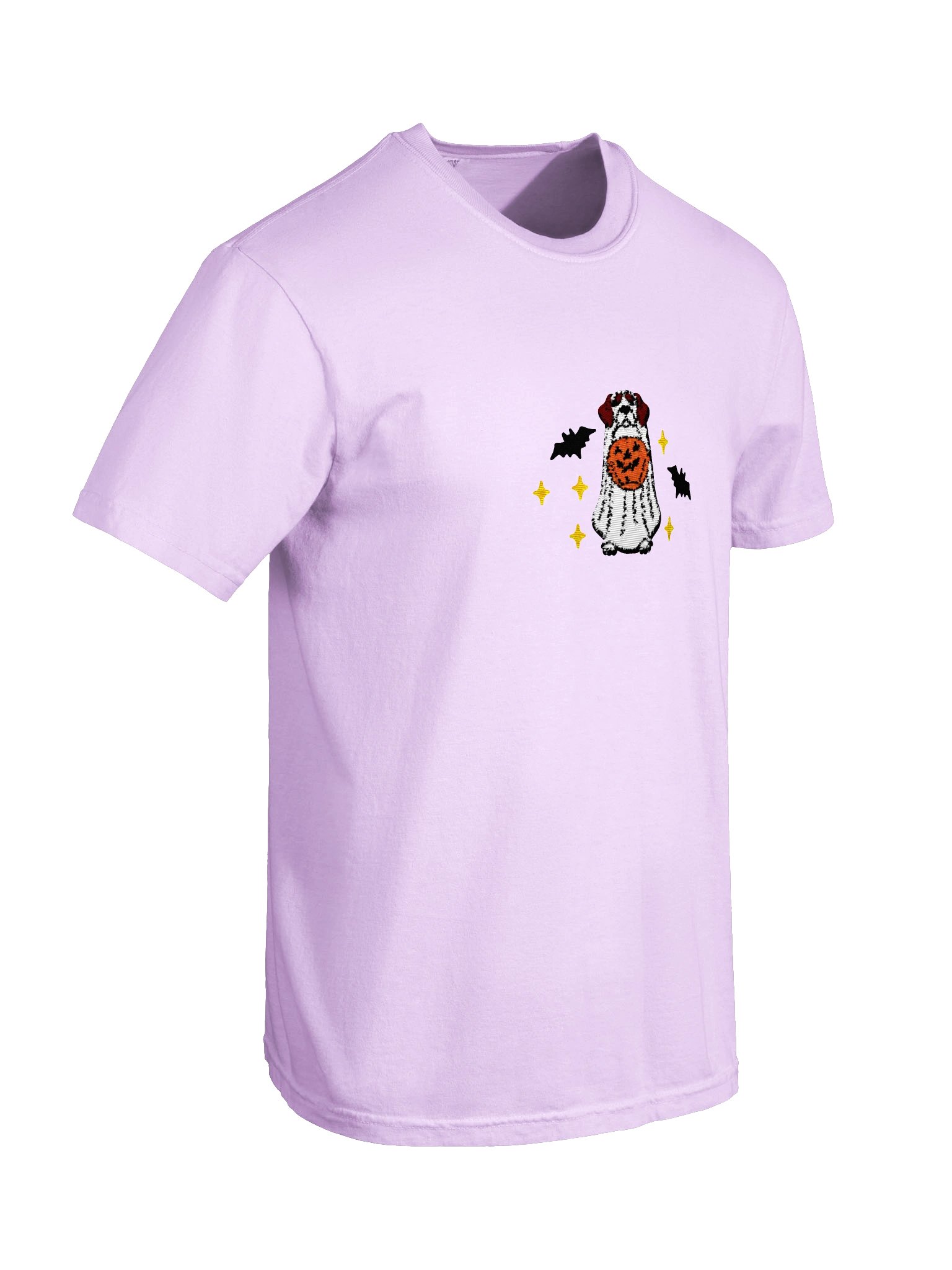 Halloween German Shorthaired Pointer(Liver Roan) Embroidered T-Shirt product image (46)