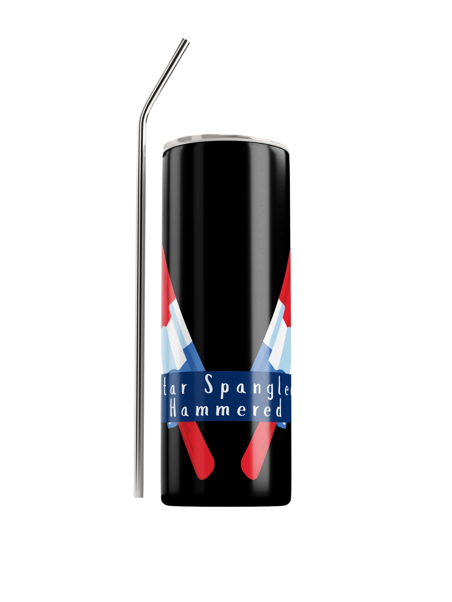 Star Spangled Hammered Patriotic Tumbler product image (1)