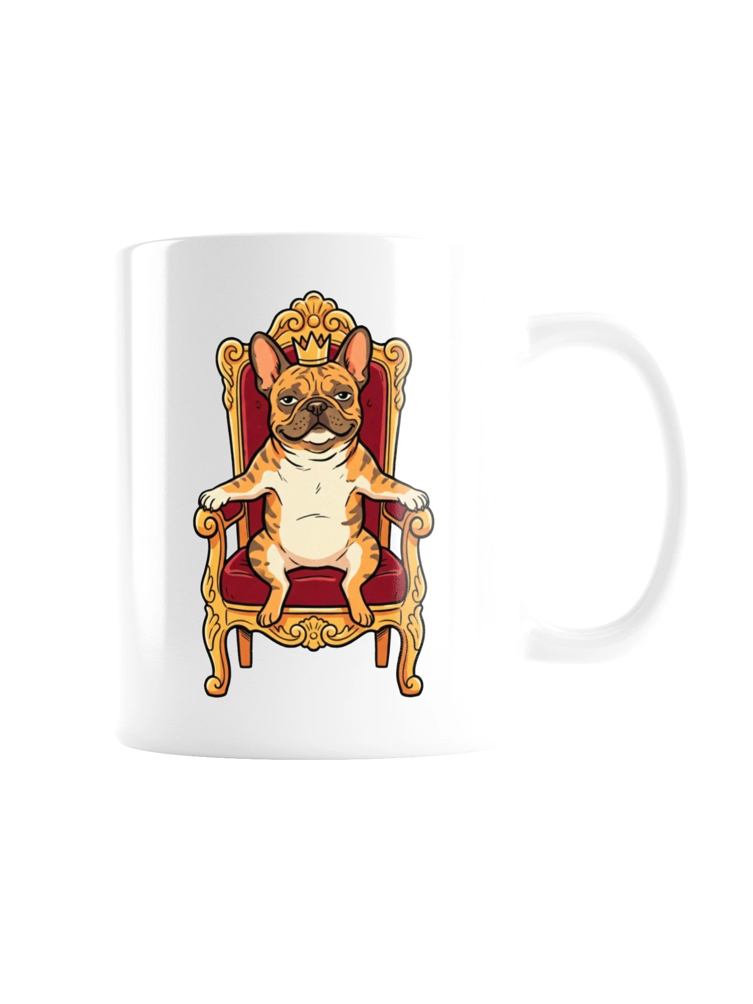 French Bulldog on the Throne Mug product image (3)