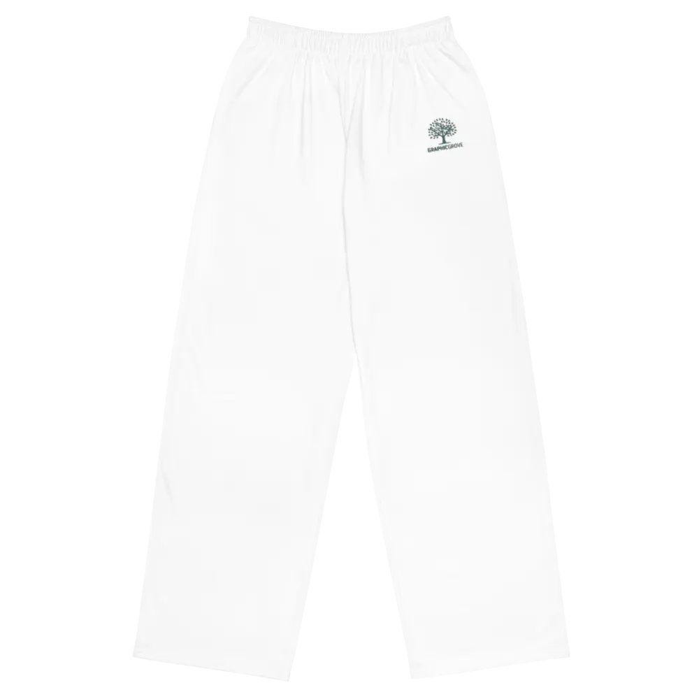 Stylish All-Over Print Unisex Wide-Leg Pants - Graphic Grove Collection product image (1)