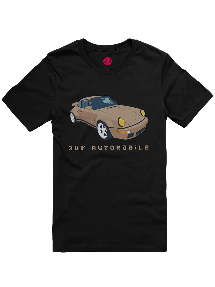 Grey Porsche 964 Ruf Automobile Ultimate "Wolf" Voxel Art Shirt (Retro, Sketch, Silhouette) product image (7)