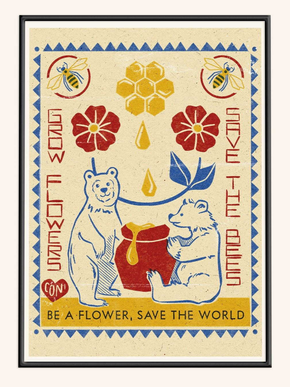 save the bees print product image (1)