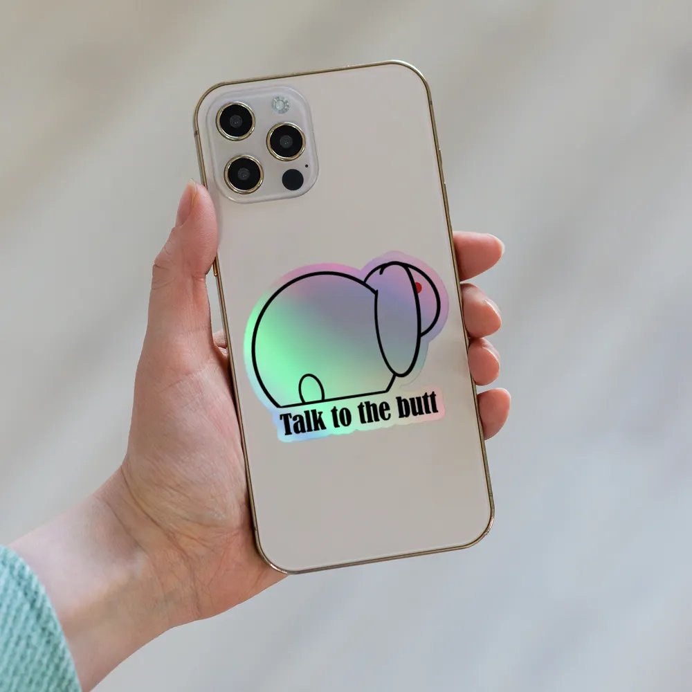 Bunnitude holo sticker product image (6)