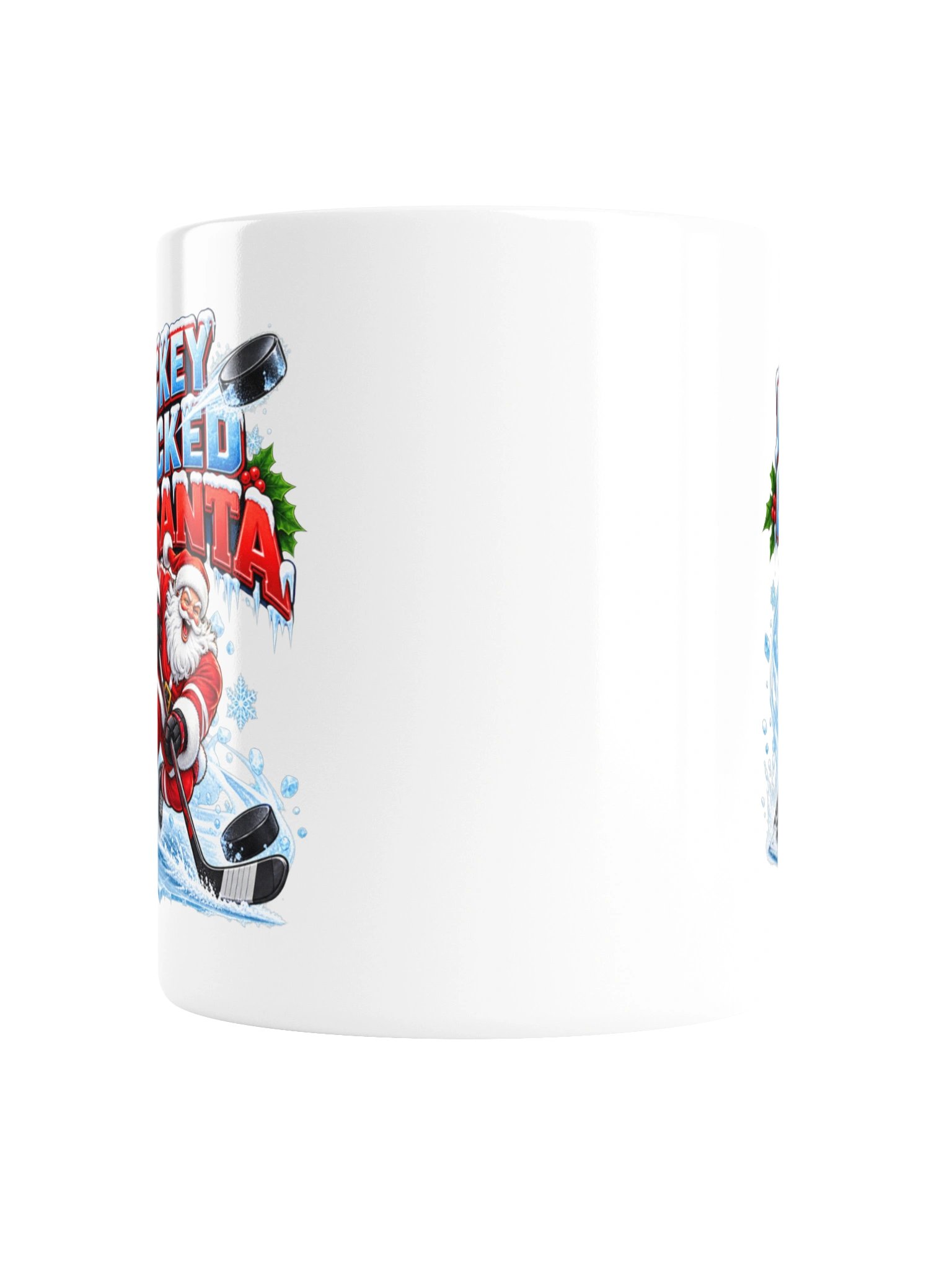 HOCKEY CHECKED BY SANTA - MUG product image (4)