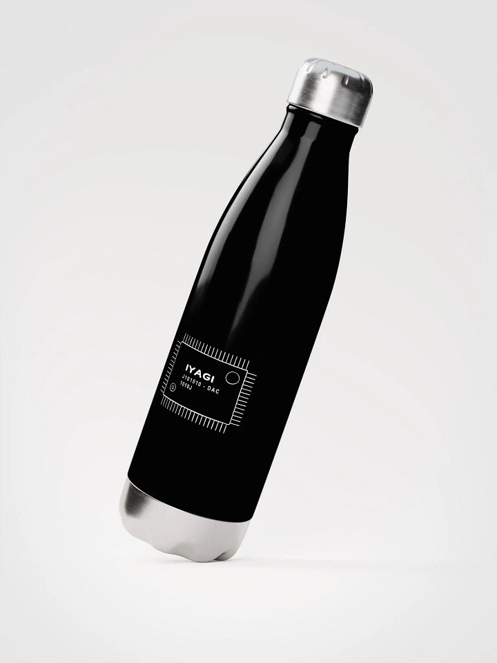 iyagi DAC Chip Stainless Water Bottle (black) product image (1)