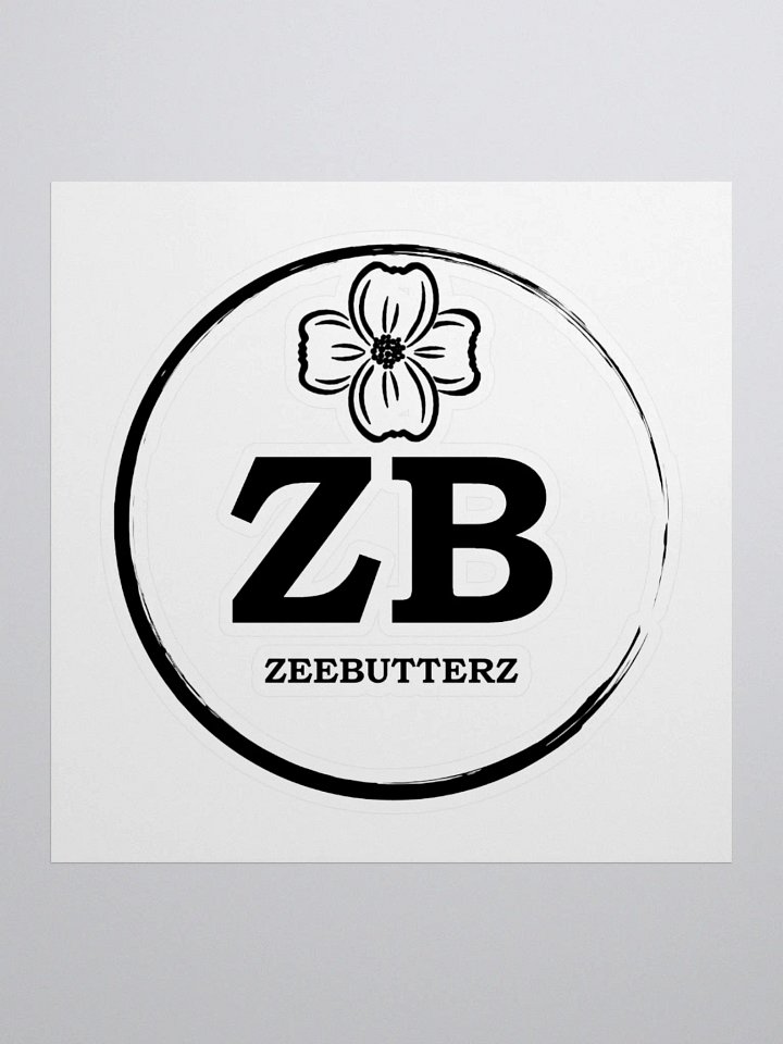 BUTTERZ logo black sticker product image (2)
