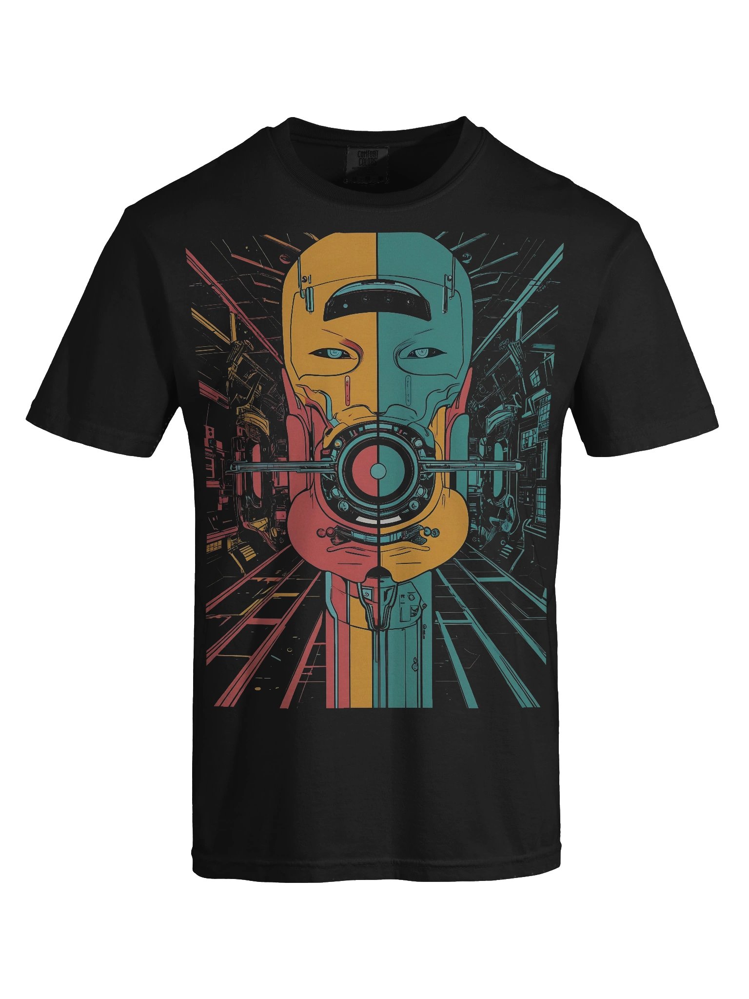 Retro Cybernetic Drifter Heavyweight T-Shirt product image (2)